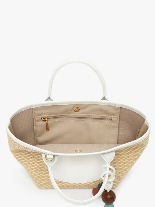 Longchamp Le panier pliage perles Longchamp Wit